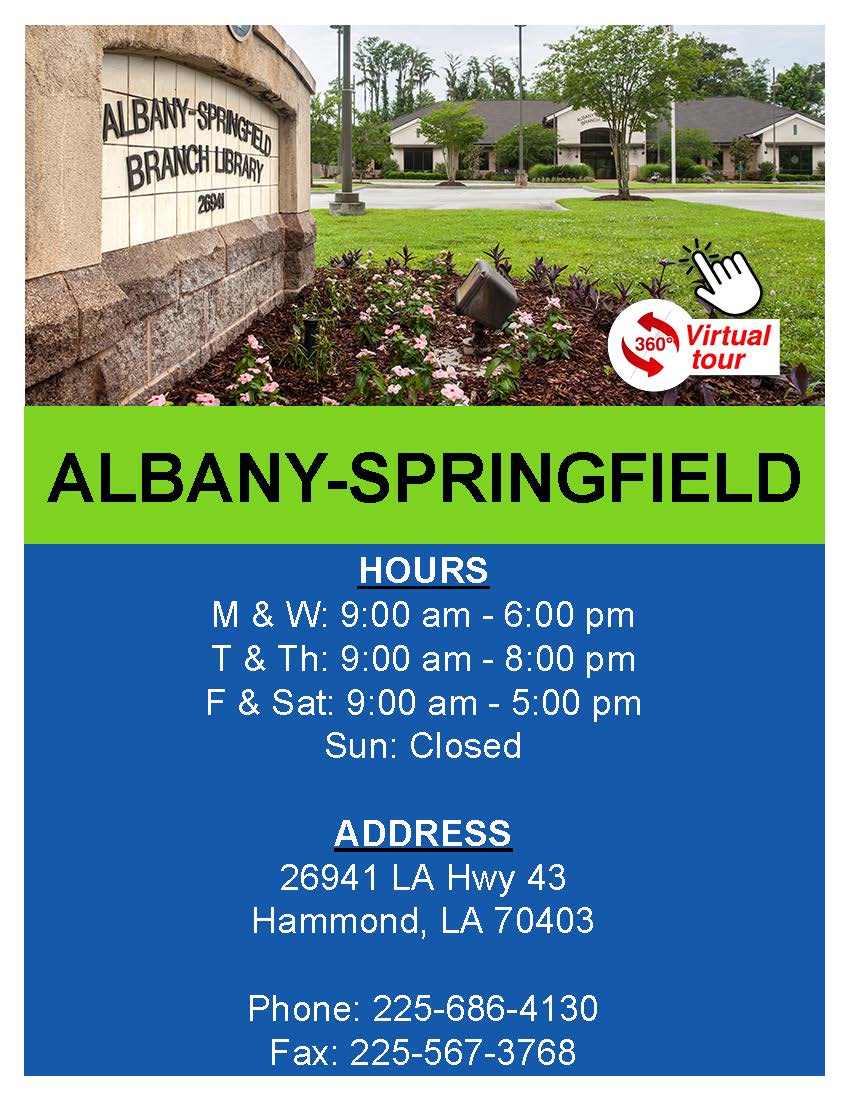 Albany-springfield hours