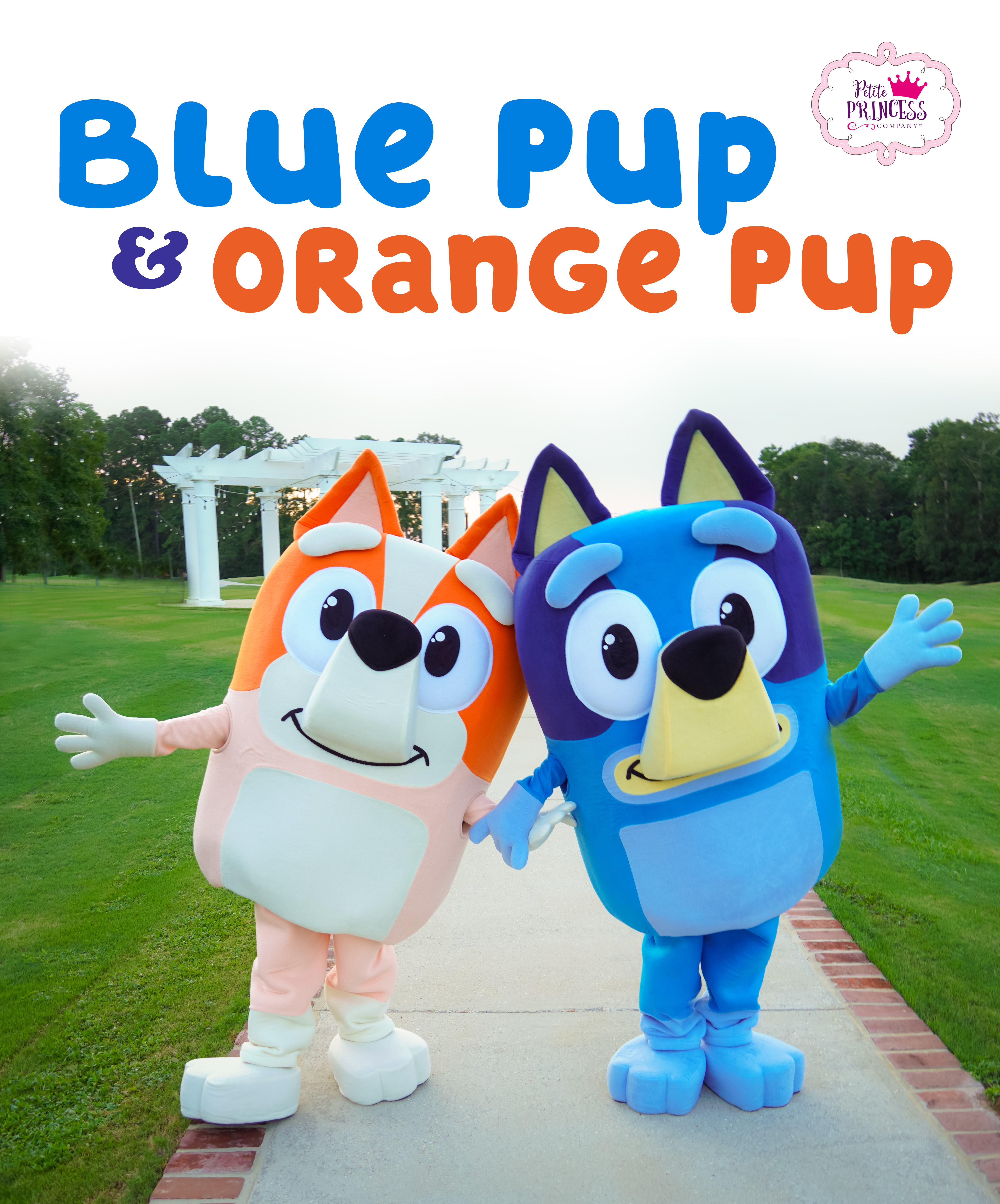 Blue Pup and Orange Pup