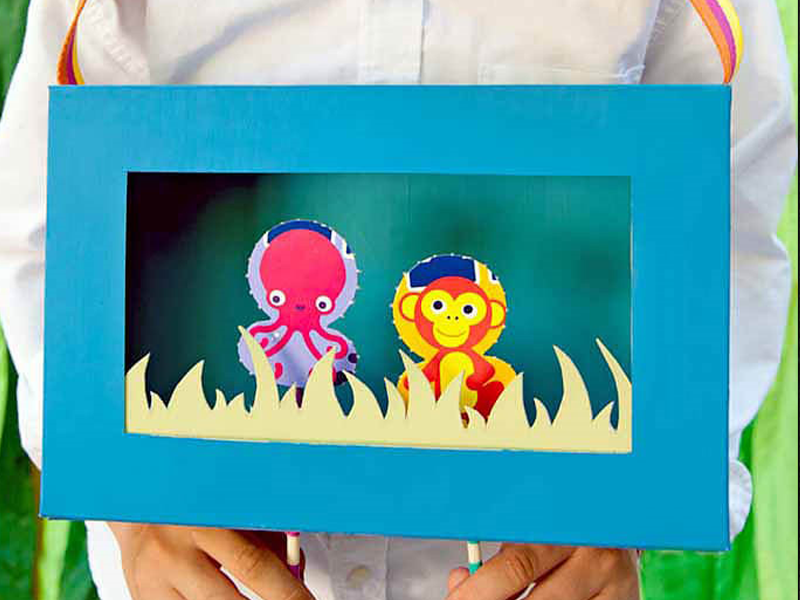 Recycled Craft: Puppet Theater